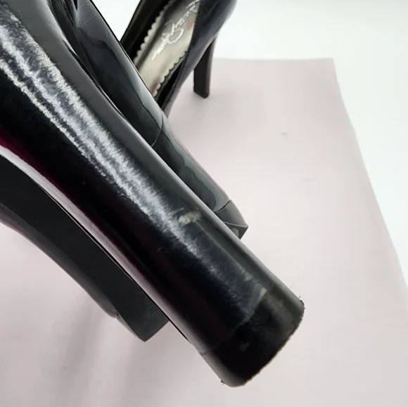 Jessica Simpson Patent Leather Platform Heel Size 8.5 - Picture 3 of 14